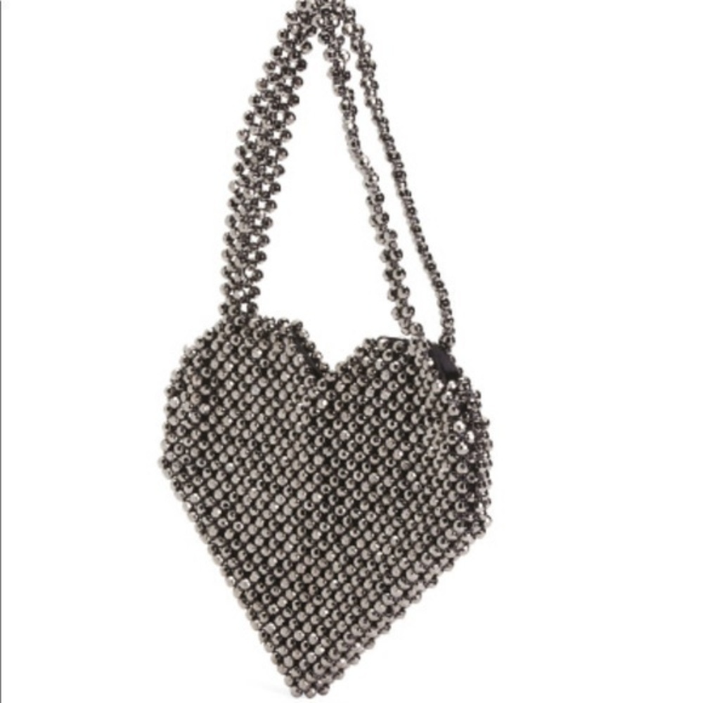 Red Heart Mini purse Clutch - Picture 6 of 9
